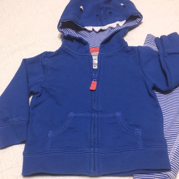 6m (4/$20) Shark Hoodie/Comfy Pants Set by Carter’s - Picture 6 of 11